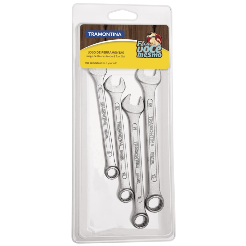 Jogo Chaves Combinada 4 peças 43408/148 Tramontina
