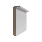 Jogo de Alizar MDF 215x05cm Branco VL Rocha Porta
