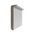 Jogo de Alizar MDF 215x05cm Branco VL Rocha Porta