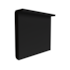 Jogo de Alizar MDF 215x05cm Preto Rocha Porta