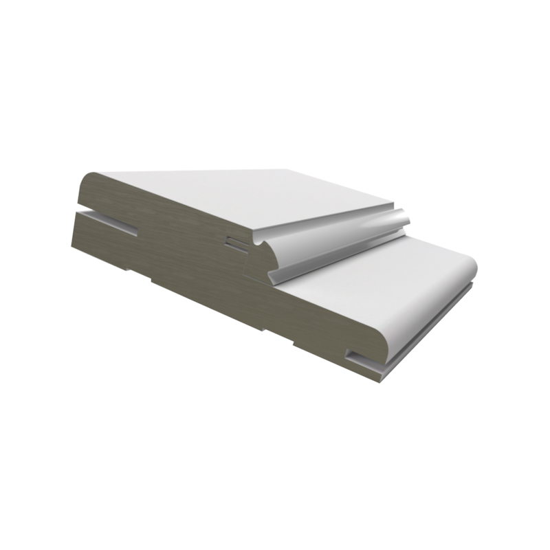 Jogo de Batente MDF 215x11cm Branco Rocha Porta