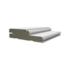 Jogo de Batente MDF 215x11cm Branco Rocha Porta