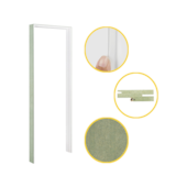 Jogo de Batente Quina Reta Branco New Rocha Porta