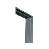 Jogo de Batente Quina Reta Grafito Rocha Porta