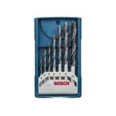 Jogo de Brocas Madeira Mini X-Line 3-10mm 7 peças Bosch
