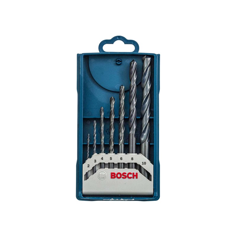 Jogo de Brocas para Metal Mini X-Line 2-10mm 7 Peças Bosch