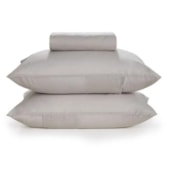Jogo de Cama Nuance Cinza Névoa Casal - Karsten Jogo de Cama Nuance Cinza Névoa Casal - Karsten