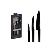 Jogo de Facas 3 Peças Nygma Preto Tramontina Jogo de Facas 3 Peças Nygma Preto Tramontina