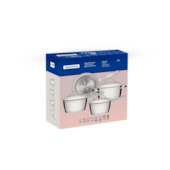 Jogo de Panelas 4 Peças Allegra em Aço Inox Tramontina