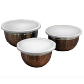 Jogo de Potes 3 Peças Mays Jogo de Potes 3 Peças Mays