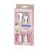 Jogo de Talheres de Aço Inox 2pçs Le Petite Tramontina Jogo de Talheres de Aço Inox 2pçs Le Petite Tramontina