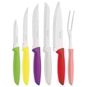 Jogo Faca Inox 6pçs Plenus Misto 23498/916  Tramontina