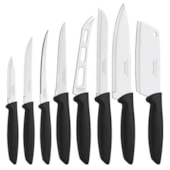 Jogo Facas Inox 8pçs Plenus Preto Tramontina Jogo Facas Inox 8pçs Plenus Preto Tramontina