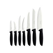 Jogos de Facas Plenus 7 Peças Preto Tramontina Jogos de Facas Plenus 7 Peças Preto Tramontina