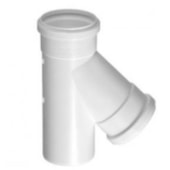 Junção Invertida de Redução para Esgoto 75x50mm Krona  Junção Invertida de Redução para Esgoto 75x50mm Krona