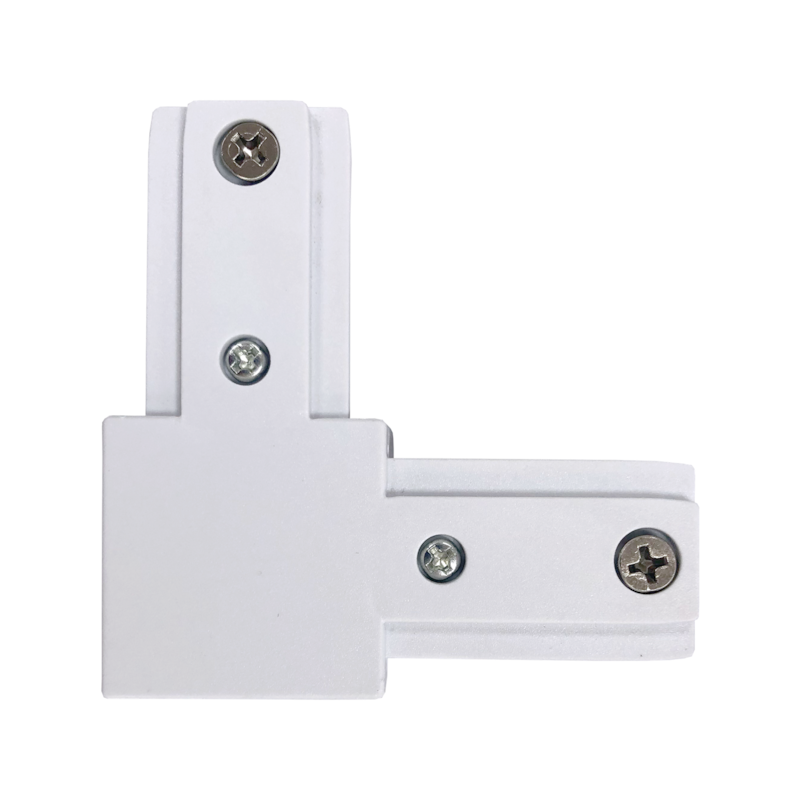 Junção L para Trilho Elegance Branco Avant