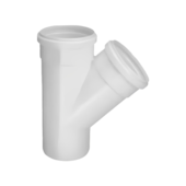 Junção Simples para Esgoto 45° 100x100mm Krona Junção Simples para Esgoto 45° 100x100mm Krona