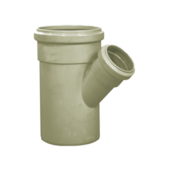Junção Simples para Esgoto 45° 100x75mm Krona Junção Simples para Esgoto 45° 100x75mm Krona