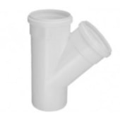 Junção Simples para Esgoto 45° 50x50mm Krona  Junção Simples para Esgoto 45° 50x50mm Krona