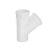 Junção Simples para Esgoto 75mm Plastubo Junção Simples para Esgoto 75mm Plastubo