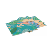 Kit 20 Guardanapos Estampa Ave Tropical 33x33cm Lyor