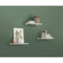 Kit 3 Prateleiras Branco com Suporte Concept 20x60cm Prat-K