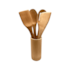 Kit 4 Utensilios de Bambu Mozcada Oikos