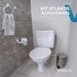 Kit Acessórios para Banheiro 4 Peças Branco Viqua