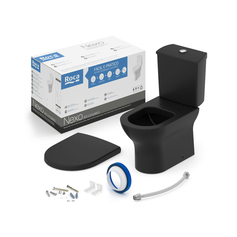Kit Acoplado Nexo Completo Matte Black Roca