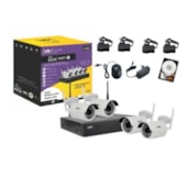 Kit Câmeras de Segurança VTV Digital NRV 4 Câmeras 4 Canais Kit Câmeras de Segurança VTV Digital NRV 4 Câmeras 4 Canais