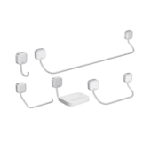 Kit de Acessórios 5 Peças Pix Cromado 2000.C02 Deca