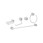 Kit de Acessórios para Banheiro com 5 Peças Flex Cromado 2000.C.FLX Deca Kit de Acessórios para Banheiro com 5 Peças Flex Cromado 2000.C.FLX Deca