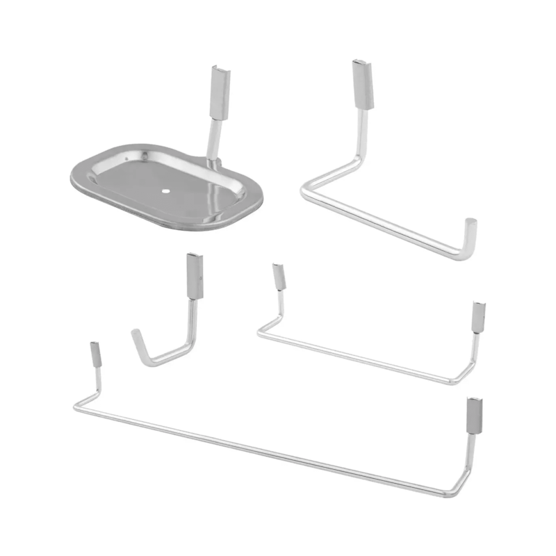 Kit de Acessórios para Banheiro Flex Inox Marchezan