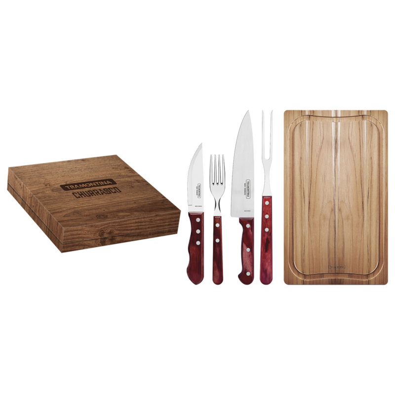 Kit de Churrasco 15 Peças Polywood Tramontina