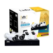 Kit de DVR 8 Canais HD 500GB 4 Câmeras Full HD VTV