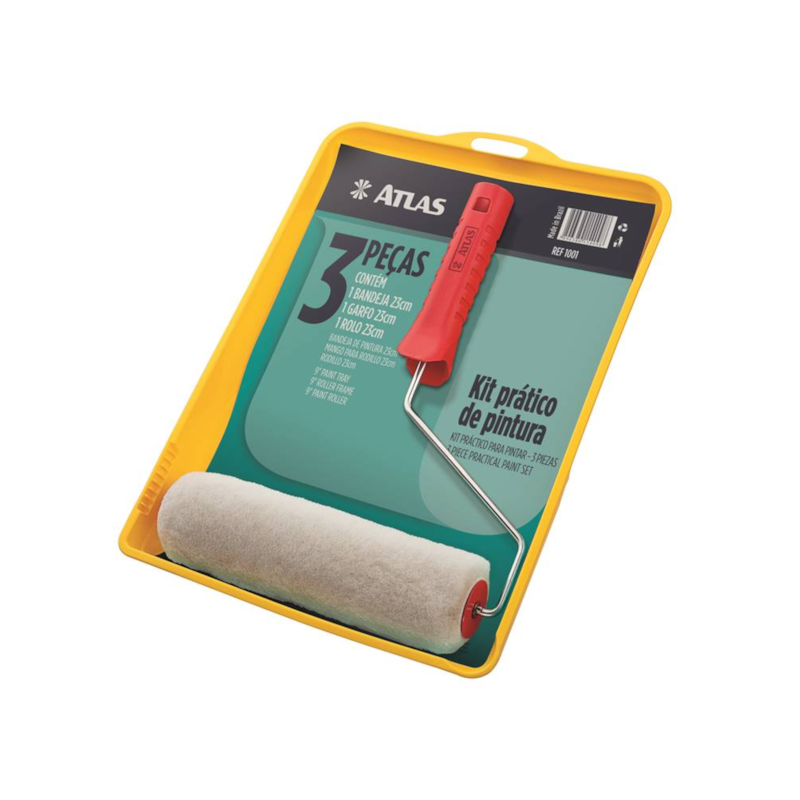 Kit de Pintura 3 Peças 1001 Atlas