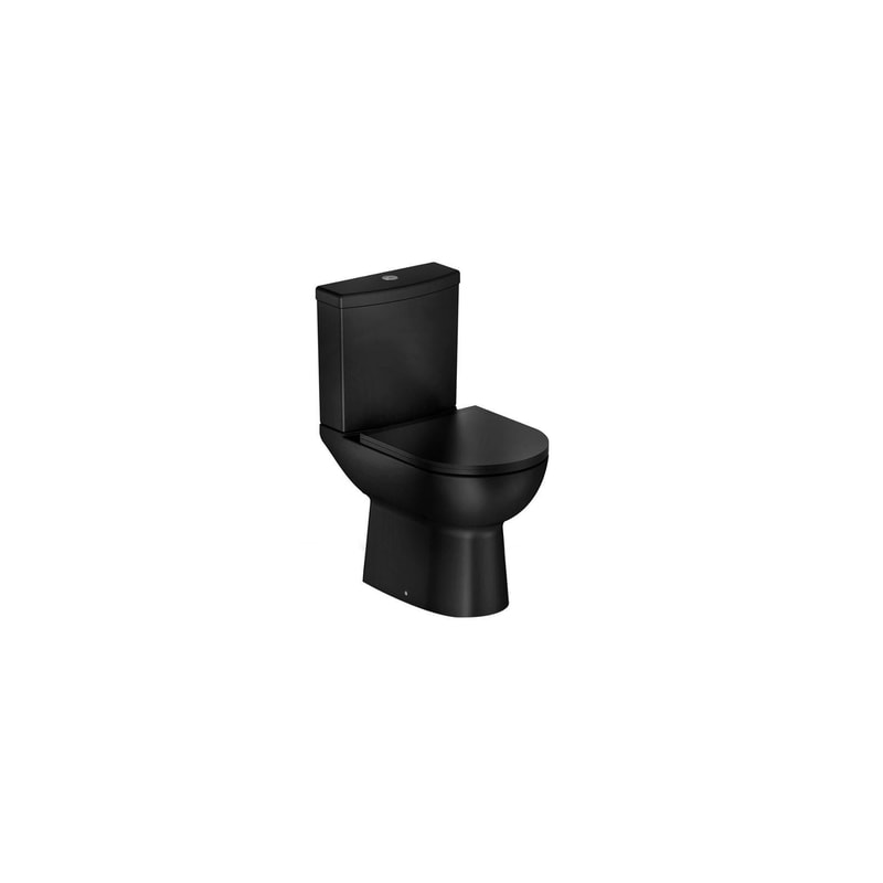 Kit de Vaso Acoplado Completo Preto Mate Smart Celite