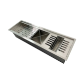 Kit Escorredor Sobrepor Calha 60cm Stillus Home