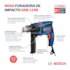 Kit Furadeira de Impacto GSB 13 RE 750W + Esmerilhadeira 4 ½" GWS 850 850W Bosch