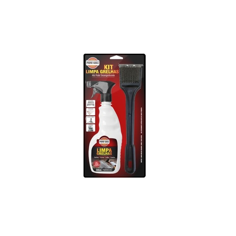 Kit Limpa Grelhas Prime Grill