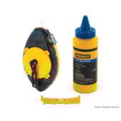 Kit Marcador de Giz Tira-Linhas Azul Stanley Kit Marcador de Giz Tira-Linhas Azul Stanley