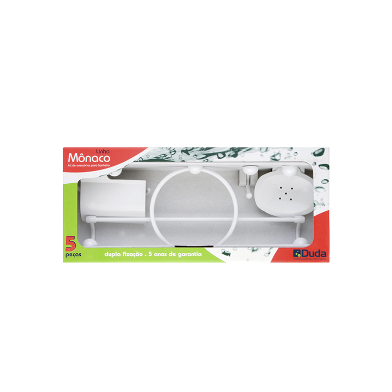 Kit Mônaco 5 Peças Branco Duda 
