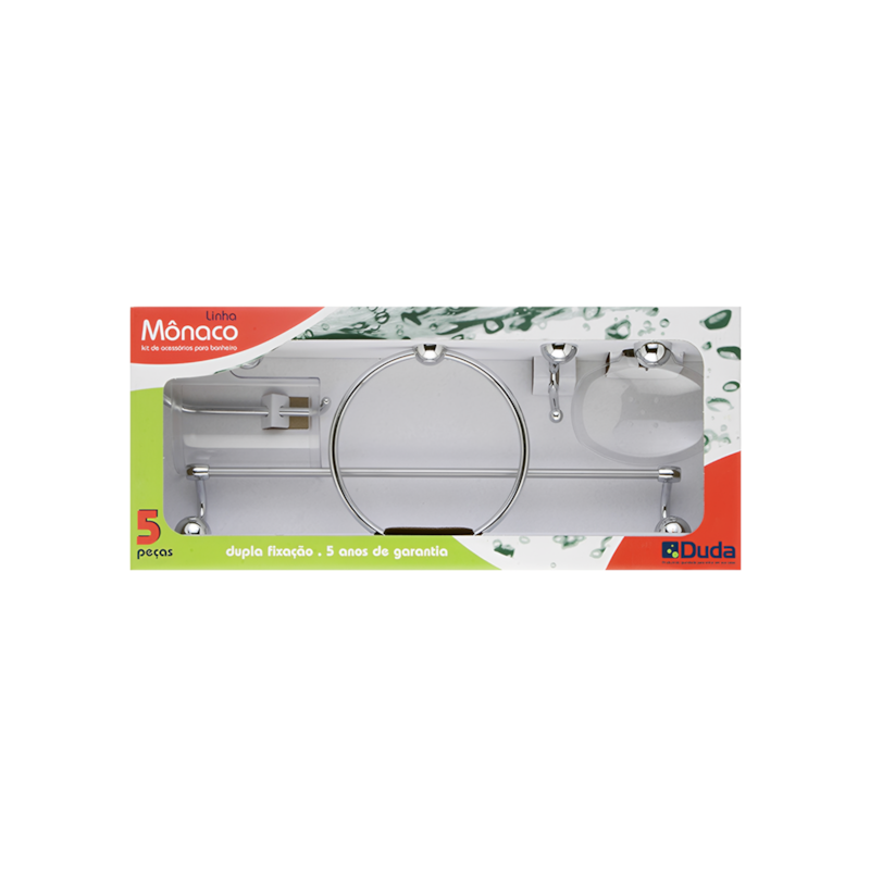 Kit Mônaco 5 Peças Cristal Duda 