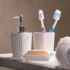 Kit para Banheiro 3 Peças de Cerâmica Antibes Branco Lyor