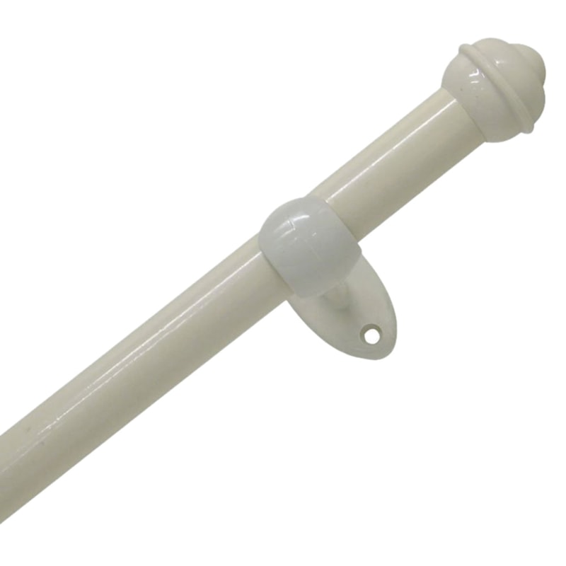 Kit para Cortina Pratiko 19mm 1,5 Metros Palha Bella Arte