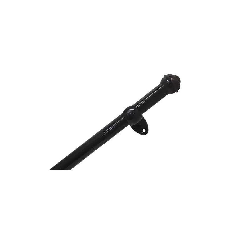 Kit para Cortina Pratiko 28mm 1,5 Metros Imbuia Bella Arte