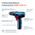 Kit Parafusadeira/Furadeira GSR 120-LI, Kit Promoline e Maleta Bosch