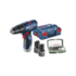 Kit Parafusadeira/Furadeira GSR 120-LI, Kit Promoline e Maleta Bosch