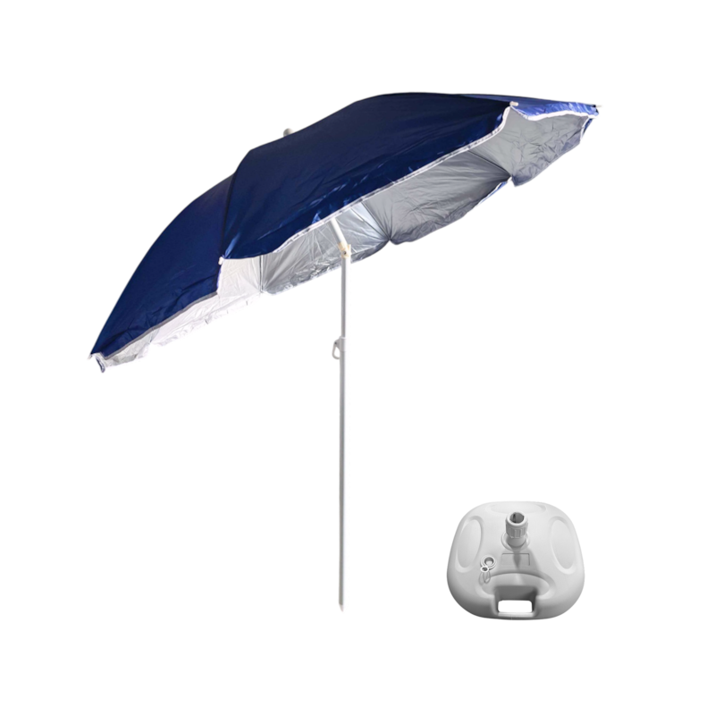 Kit Praia Guarda Sol 1,80m com Base PTUH2508-012A Casa Ok