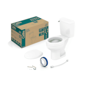 Kit Vaso Sanitário com Caixa Acoplada Completo Acesso Comfort Branco Celite